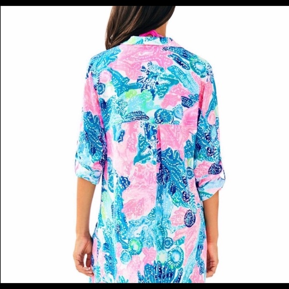 Lightly used Lilly Pulitzer Lillith tunic dress boho M - Picture 3 of 7